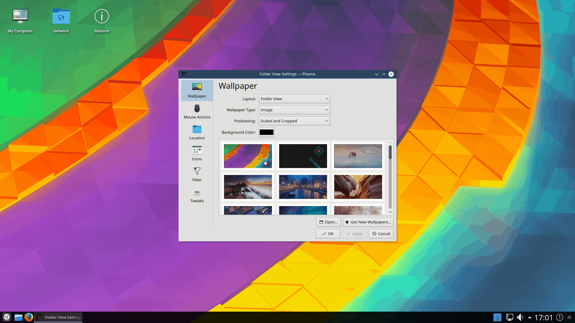 Netrunner 17.01 Desktop Debian-based with Plasma 5.8.2
